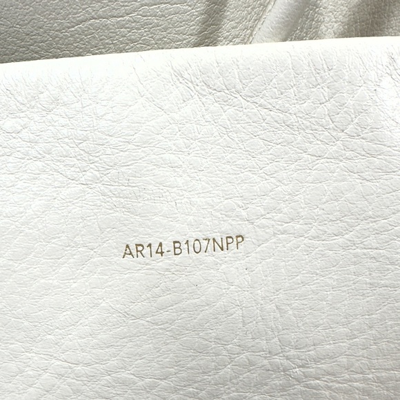 3.1 Phillip Lim Soleil Large Bucket Bag Off White Leather Purse Matching Pouch - Picture 11 of 16